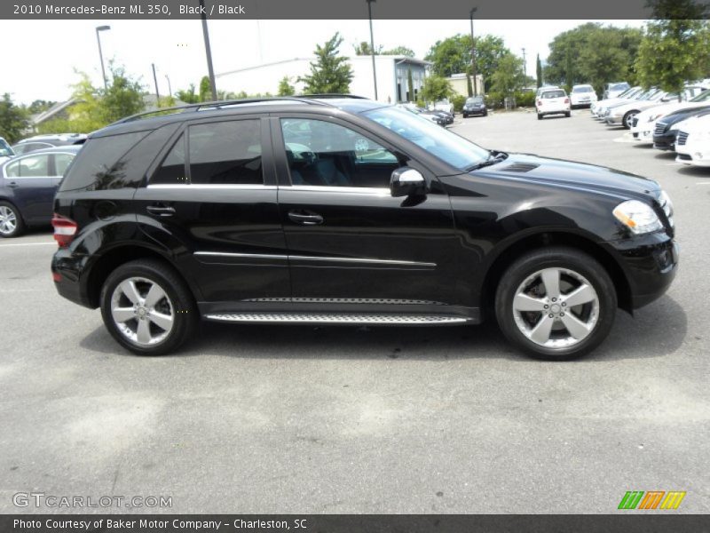 Black / Black 2010 Mercedes-Benz ML 350