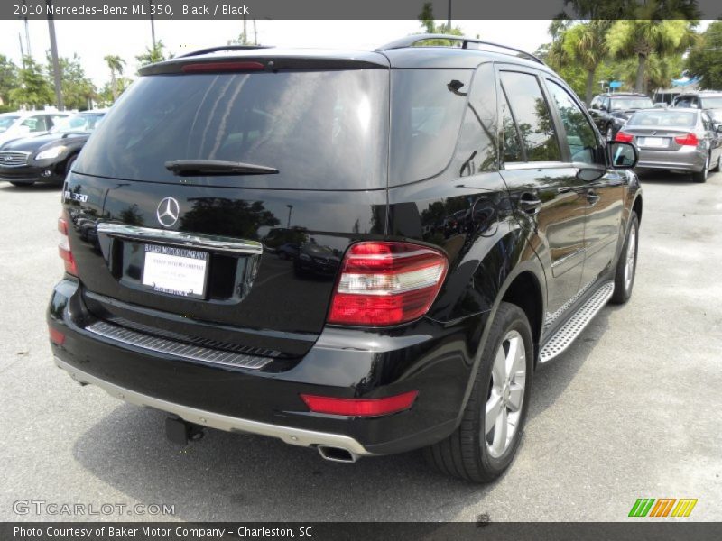 Black / Black 2010 Mercedes-Benz ML 350