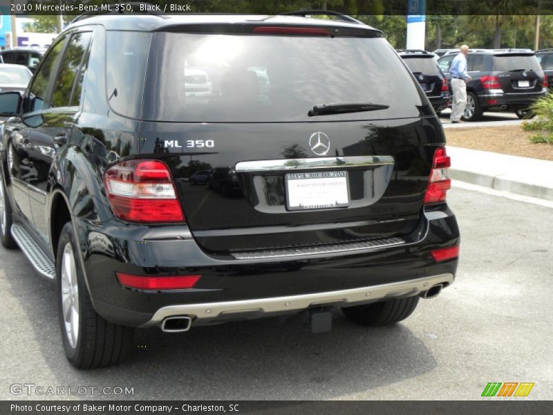 Black / Black 2010 Mercedes-Benz ML 350