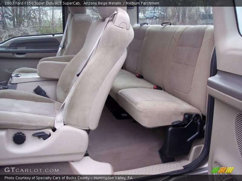 Arizona Beige Metallic / Medium Parchment 2003 Ford F350 Super Duty XLT SuperCab
