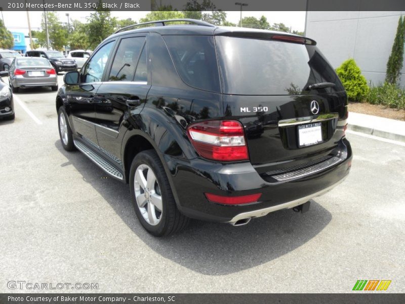 Black / Black 2010 Mercedes-Benz ML 350