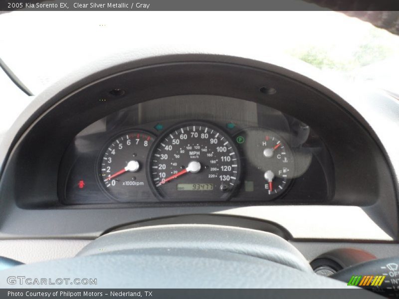 Clear Silver Metallic / Gray 2005 Kia Sorento EX