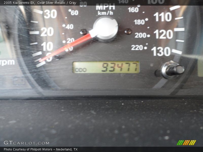 Clear Silver Metallic / Gray 2005 Kia Sorento EX