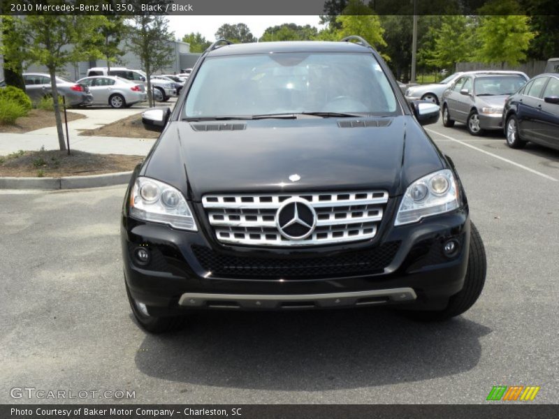 Black / Black 2010 Mercedes-Benz ML 350