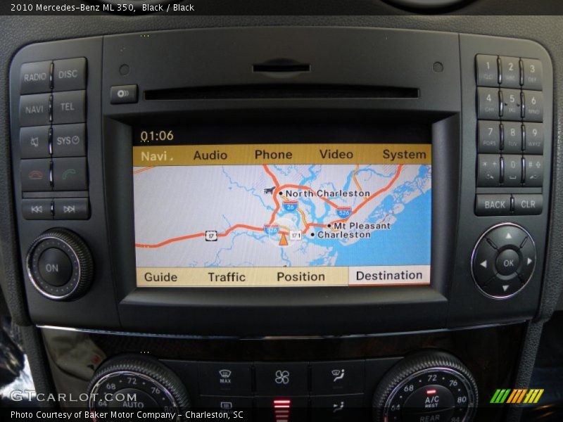 Black / Black 2010 Mercedes-Benz ML 350