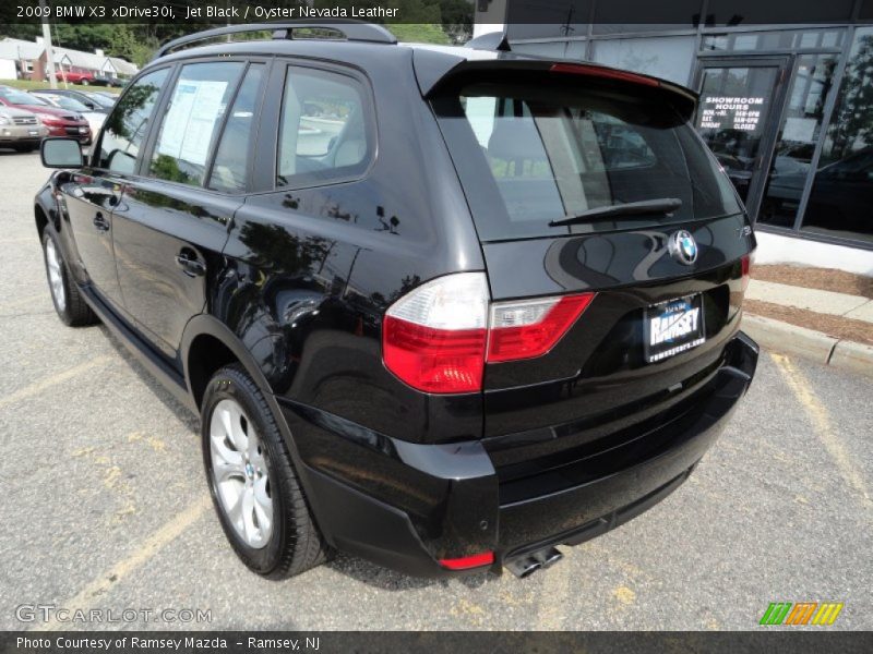 Jet Black / Oyster Nevada Leather 2009 BMW X3 xDrive30i