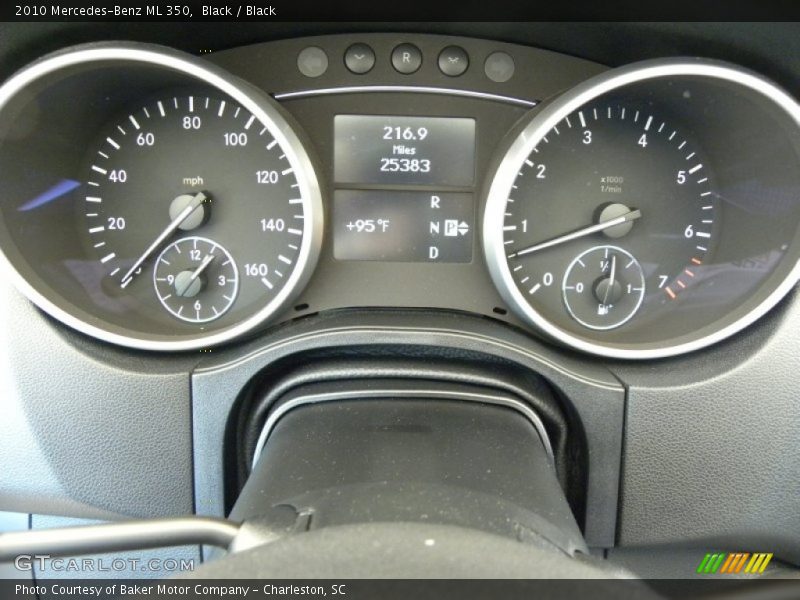 Black / Black 2010 Mercedes-Benz ML 350