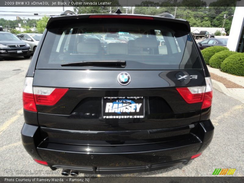 Jet Black / Oyster Nevada Leather 2009 BMW X3 xDrive30i