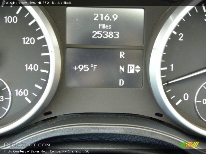 Black / Black 2010 Mercedes-Benz ML 350