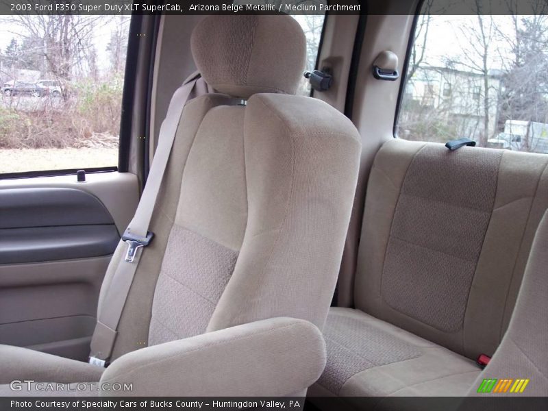 Arizona Beige Metallic / Medium Parchment 2003 Ford F350 Super Duty XLT SuperCab