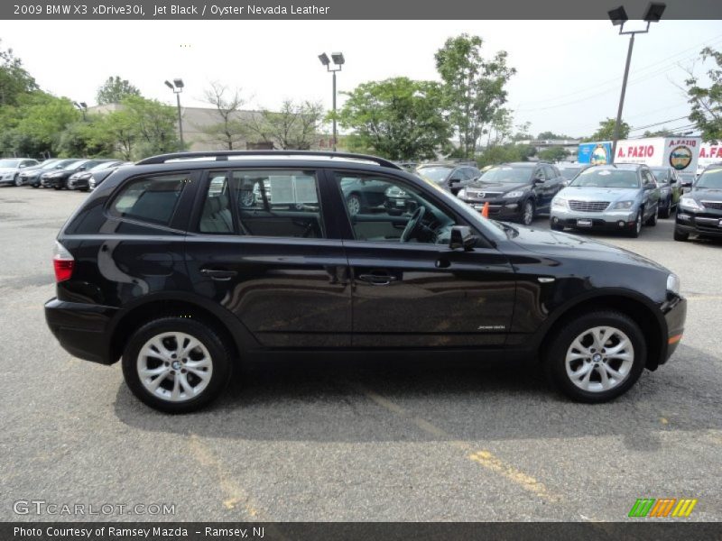 Jet Black / Oyster Nevada Leather 2009 BMW X3 xDrive30i