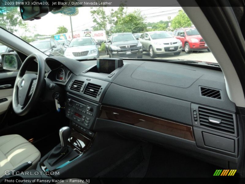 Jet Black / Oyster Nevada Leather 2009 BMW X3 xDrive30i