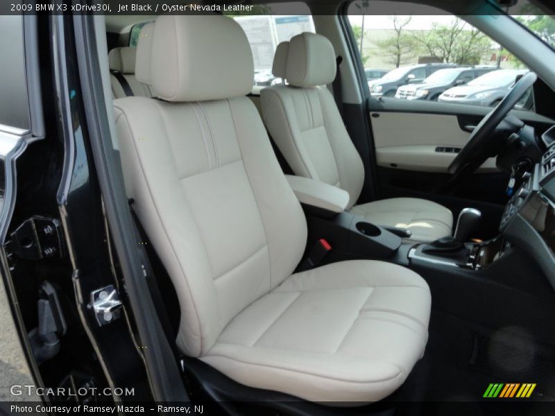 Jet Black / Oyster Nevada Leather 2009 BMW X3 xDrive30i