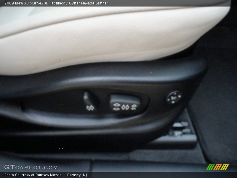 Jet Black / Oyster Nevada Leather 2009 BMW X3 xDrive30i