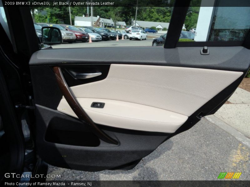 Jet Black / Oyster Nevada Leather 2009 BMW X3 xDrive30i
