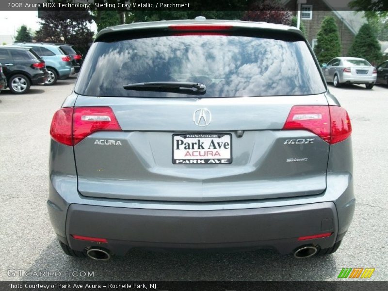 Sterling Gray Metallic / Parchment 2008 Acura MDX Technology