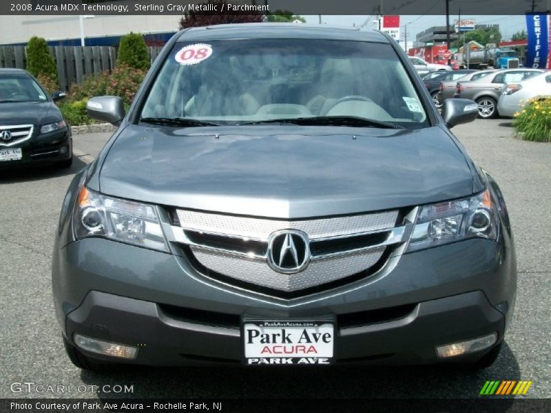 Sterling Gray Metallic / Parchment 2008 Acura MDX Technology