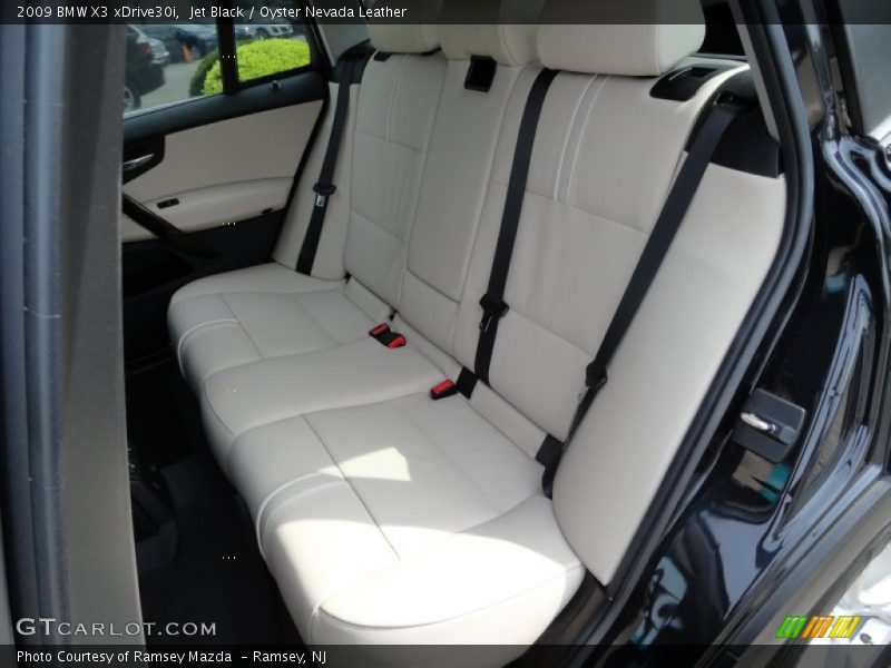 Jet Black / Oyster Nevada Leather 2009 BMW X3 xDrive30i