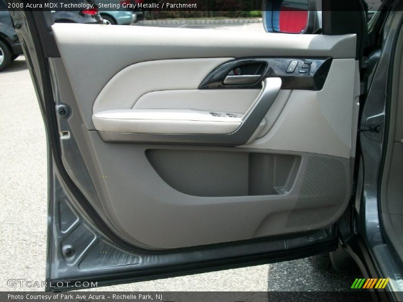 Sterling Gray Metallic / Parchment 2008 Acura MDX Technology
