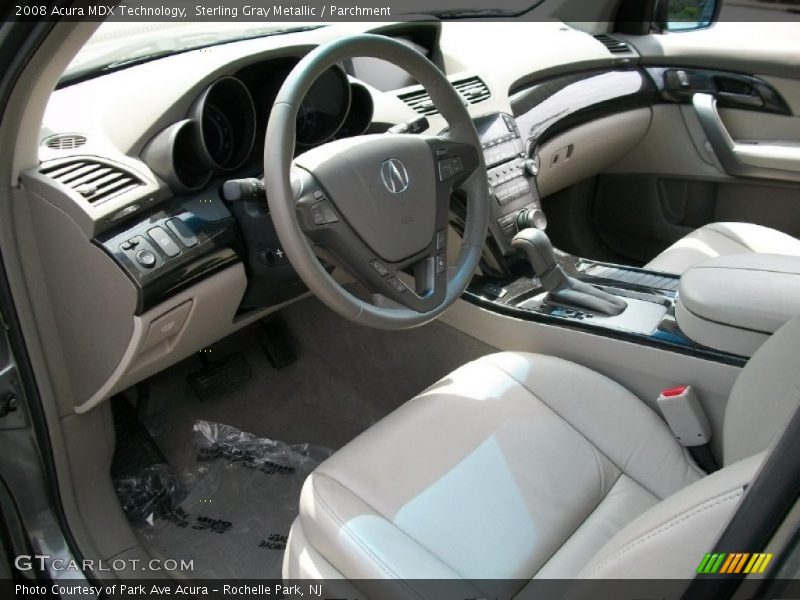 Sterling Gray Metallic / Parchment 2008 Acura MDX Technology