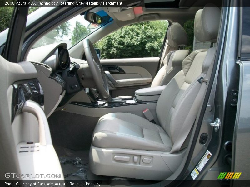 Sterling Gray Metallic / Parchment 2008 Acura MDX Technology