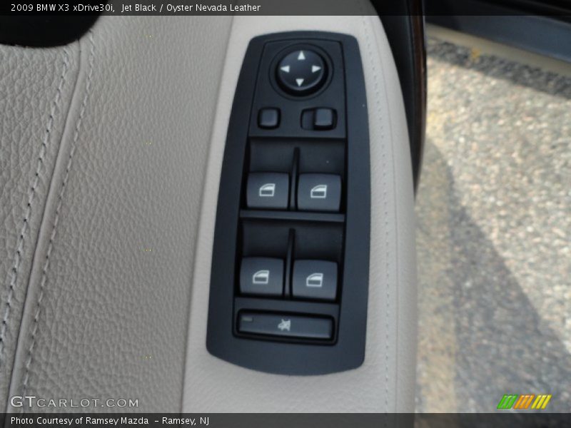 Jet Black / Oyster Nevada Leather 2009 BMW X3 xDrive30i