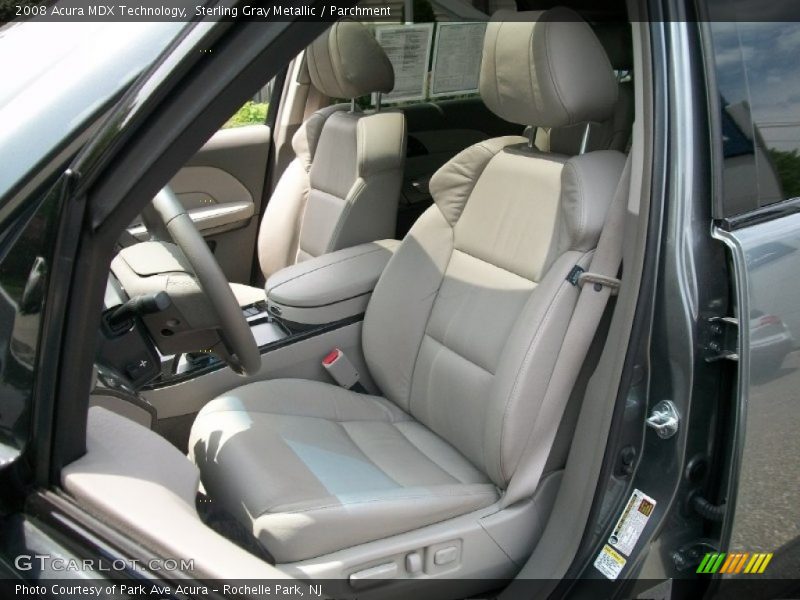 Sterling Gray Metallic / Parchment 2008 Acura MDX Technology