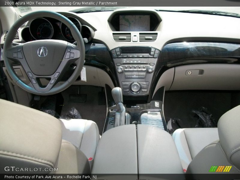 Sterling Gray Metallic / Parchment 2008 Acura MDX Technology