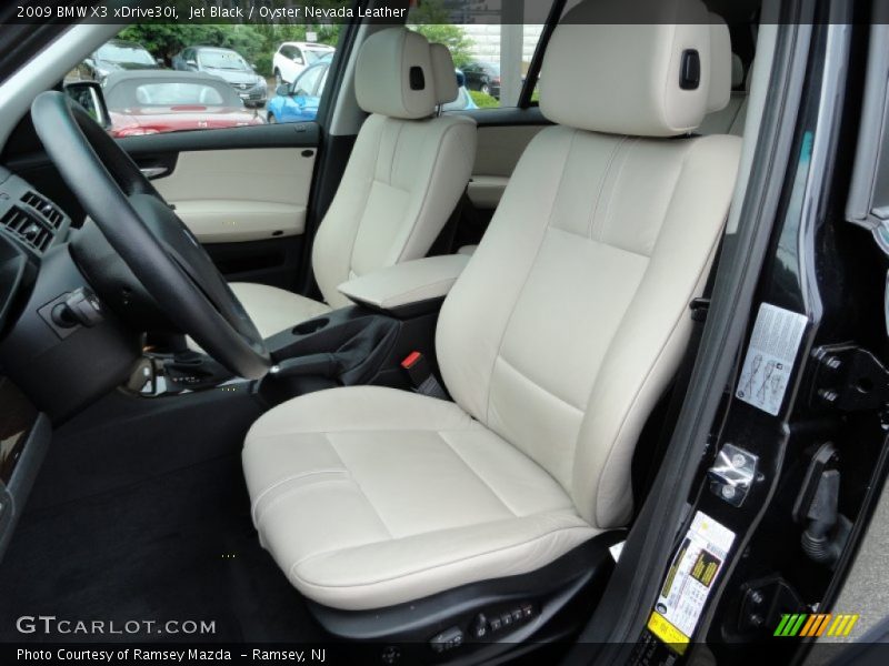 Jet Black / Oyster Nevada Leather 2009 BMW X3 xDrive30i