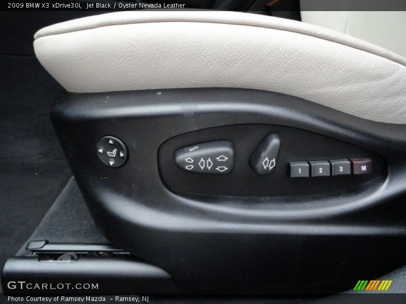 Jet Black / Oyster Nevada Leather 2009 BMW X3 xDrive30i
