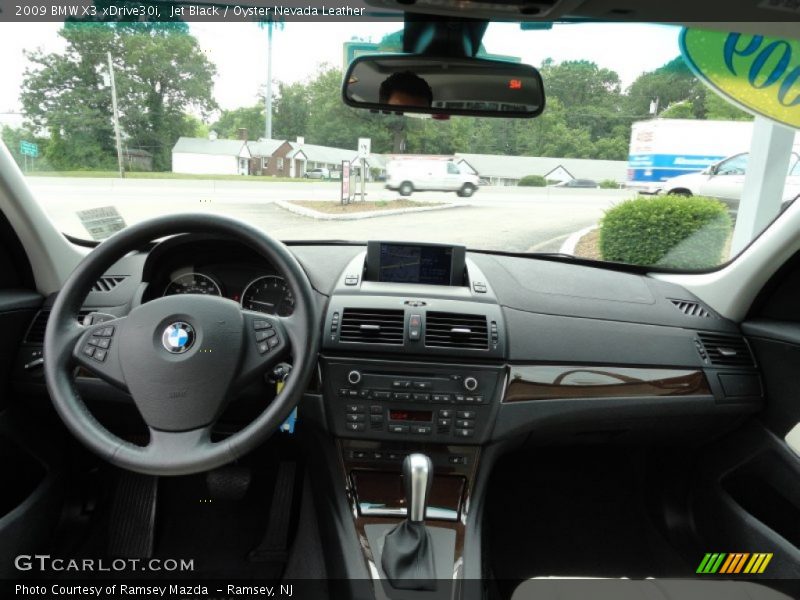 Jet Black / Oyster Nevada Leather 2009 BMW X3 xDrive30i