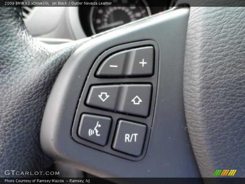 Jet Black / Oyster Nevada Leather 2009 BMW X3 xDrive30i