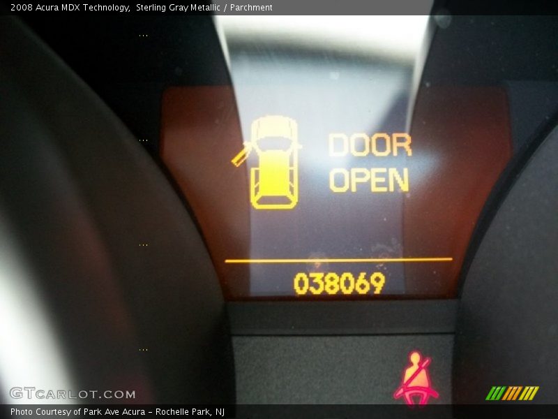 Sterling Gray Metallic / Parchment 2008 Acura MDX Technology