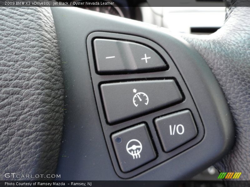 Jet Black / Oyster Nevada Leather 2009 BMW X3 xDrive30i