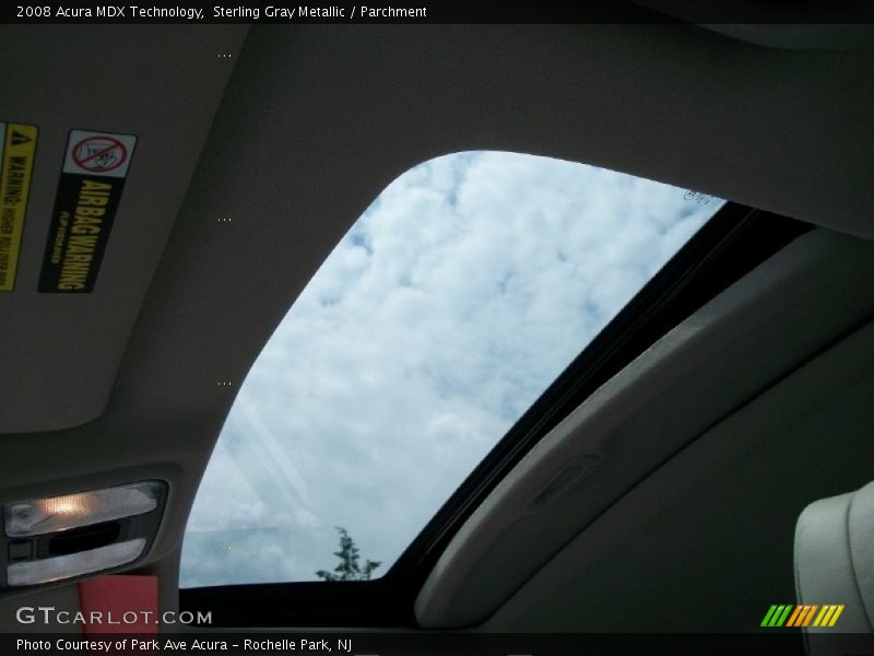 Sterling Gray Metallic / Parchment 2008 Acura MDX Technology