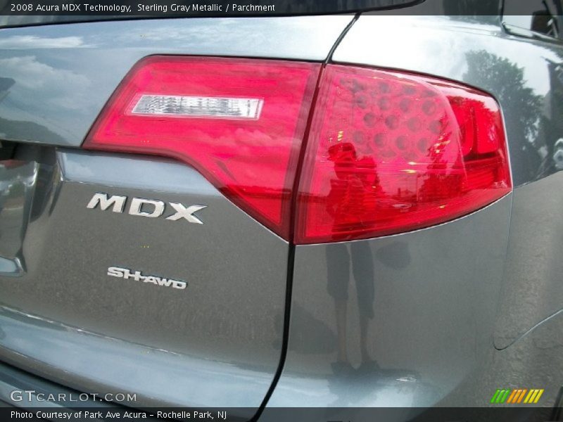 Sterling Gray Metallic / Parchment 2008 Acura MDX Technology