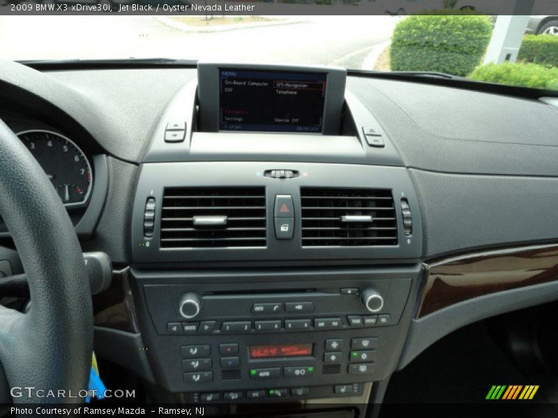 Jet Black / Oyster Nevada Leather 2009 BMW X3 xDrive30i