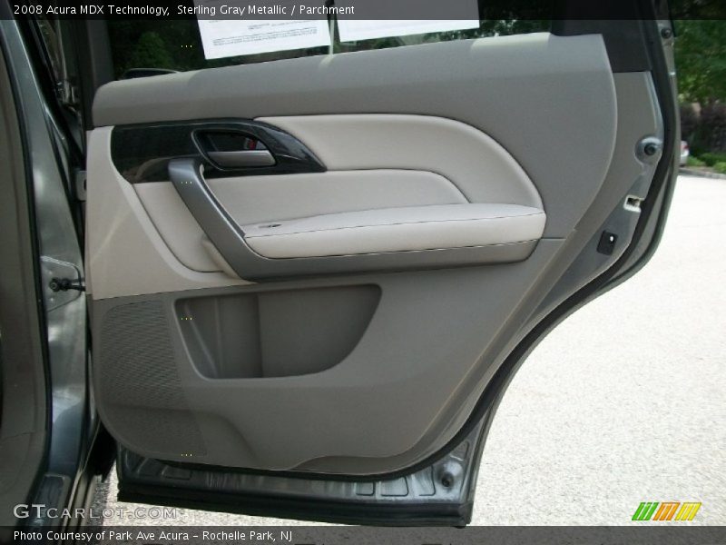 Sterling Gray Metallic / Parchment 2008 Acura MDX Technology