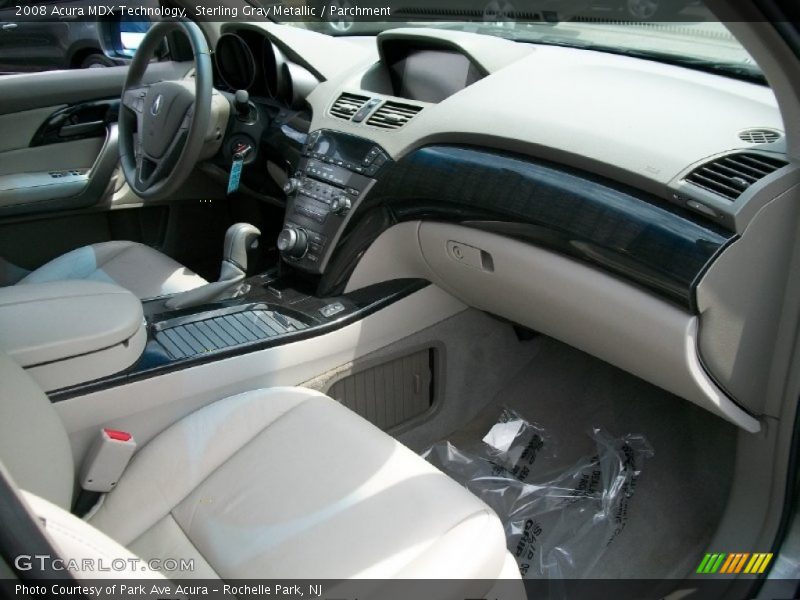 Sterling Gray Metallic / Parchment 2008 Acura MDX Technology