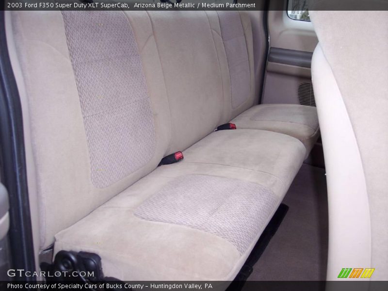 Arizona Beige Metallic / Medium Parchment 2003 Ford F350 Super Duty XLT SuperCab