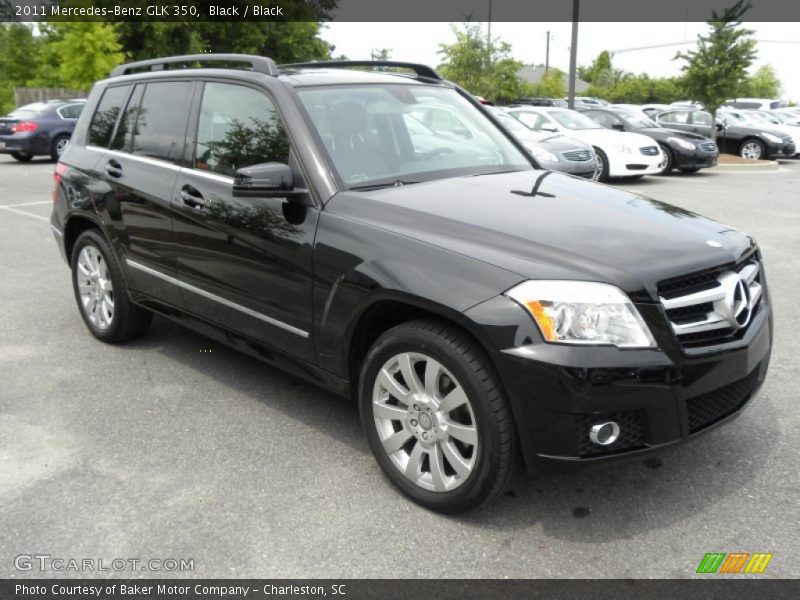 Black / Black 2011 Mercedes-Benz GLK 350