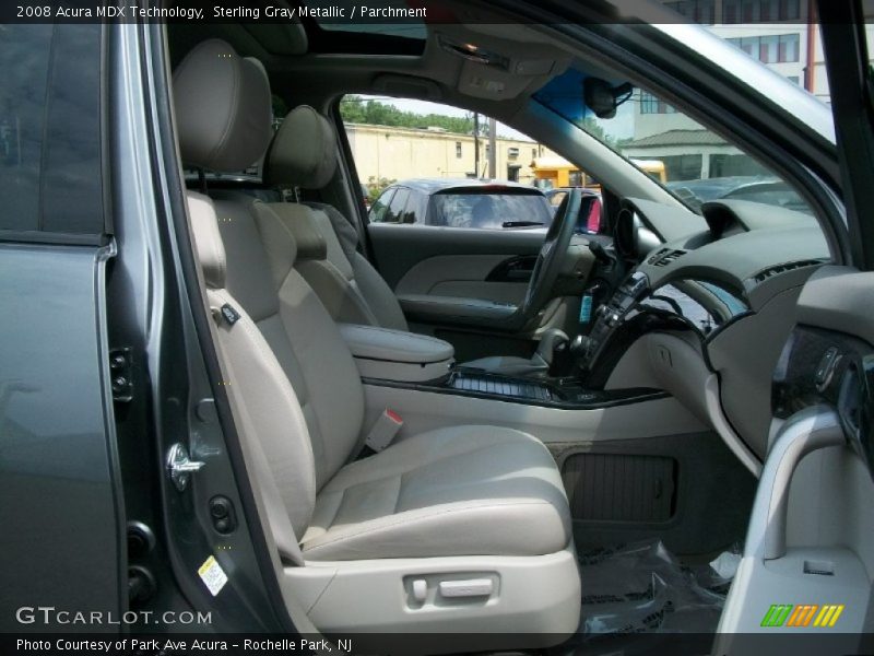 Sterling Gray Metallic / Parchment 2008 Acura MDX Technology
