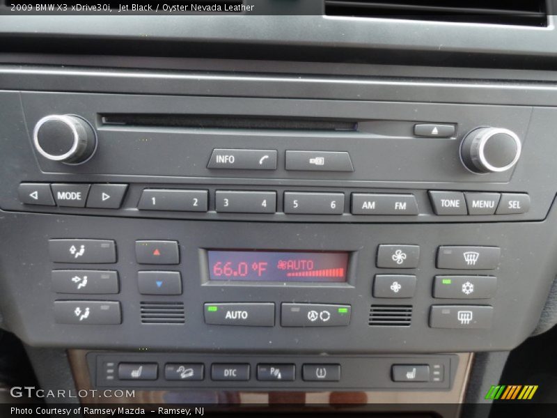 Jet Black / Oyster Nevada Leather 2009 BMW X3 xDrive30i