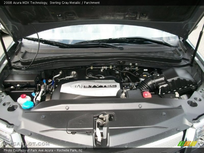 Sterling Gray Metallic / Parchment 2008 Acura MDX Technology