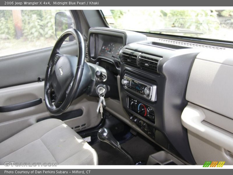 Midnight Blue Pearl / Khaki 2006 Jeep Wrangler X 4x4