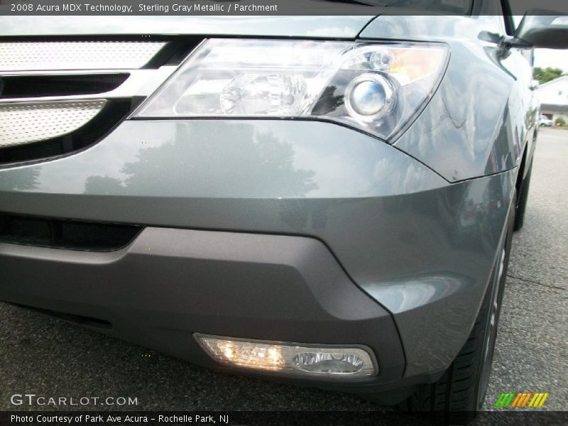 Sterling Gray Metallic / Parchment 2008 Acura MDX Technology