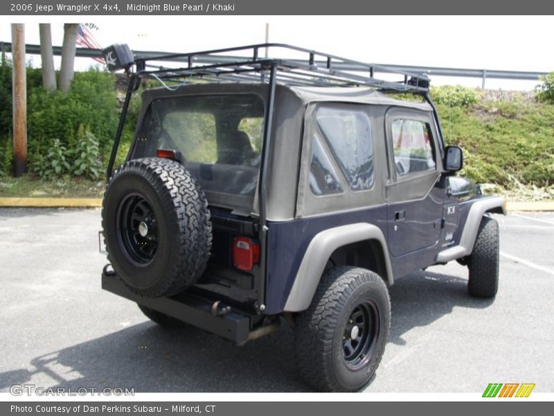 Midnight Blue Pearl / Khaki 2006 Jeep Wrangler X 4x4