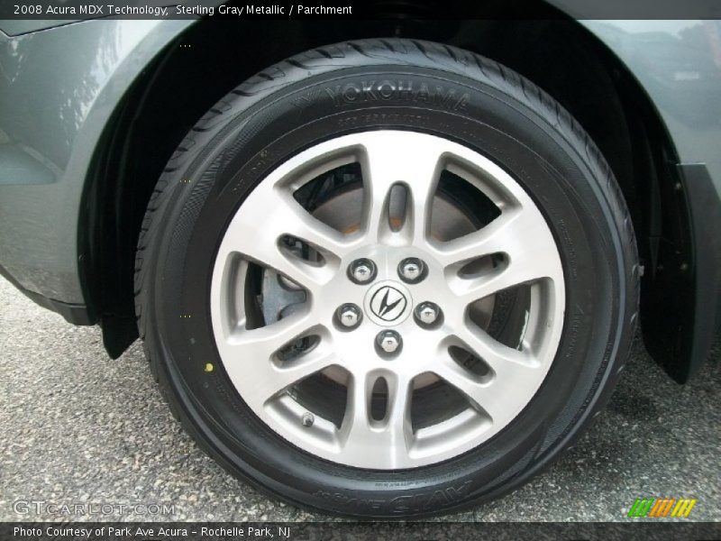 Sterling Gray Metallic / Parchment 2008 Acura MDX Technology