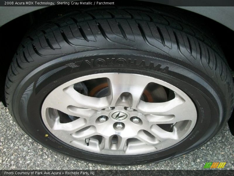 Sterling Gray Metallic / Parchment 2008 Acura MDX Technology