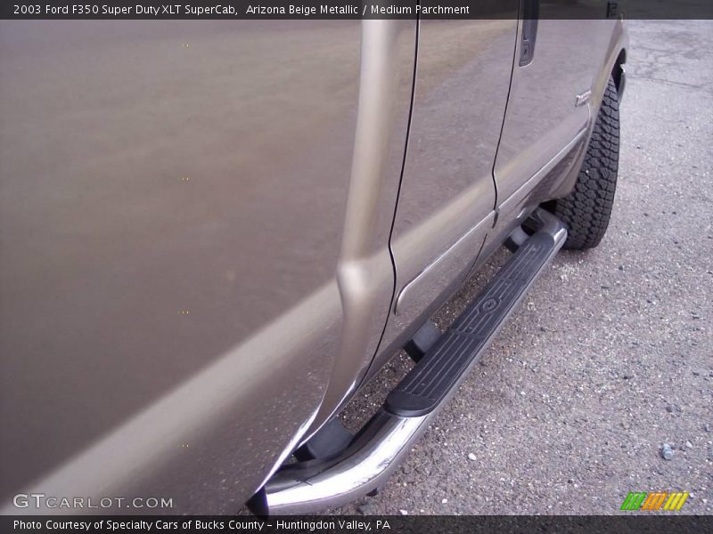 Arizona Beige Metallic / Medium Parchment 2003 Ford F350 Super Duty XLT SuperCab